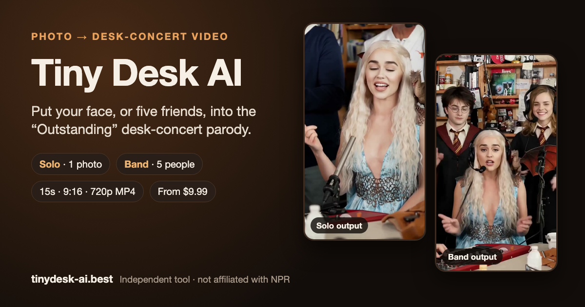 Tiny Desk AI screenshot 1